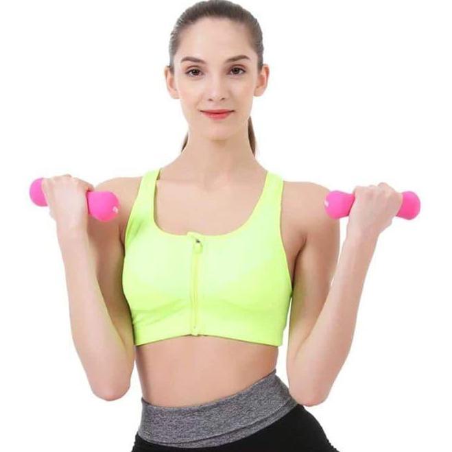 Gyni- Dumble Barbell Dumbel Fitness Senam Gym Neoprene Anti Slip Macho 0.5Kg