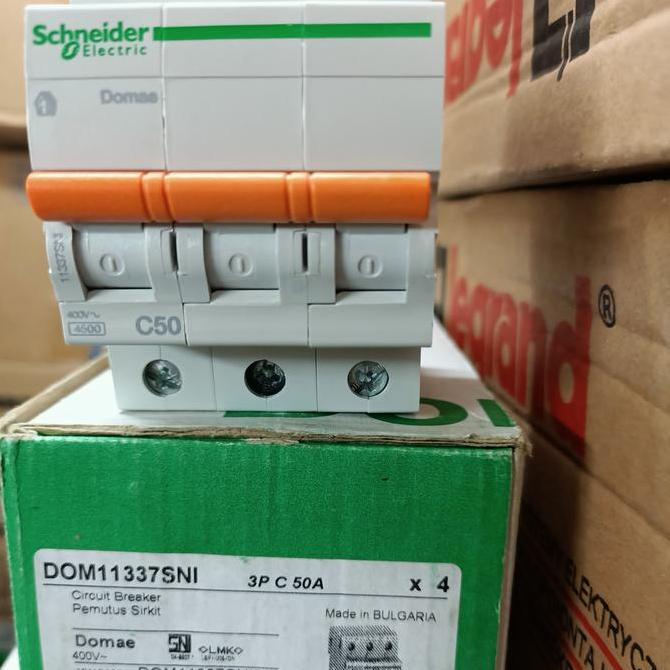 Miliki Mcb 3 Phase 50A Domae Schneider Sni