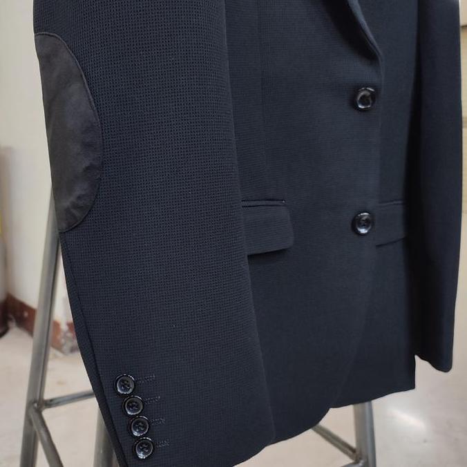 Blazer pria casual bsize hitam blazer pria import