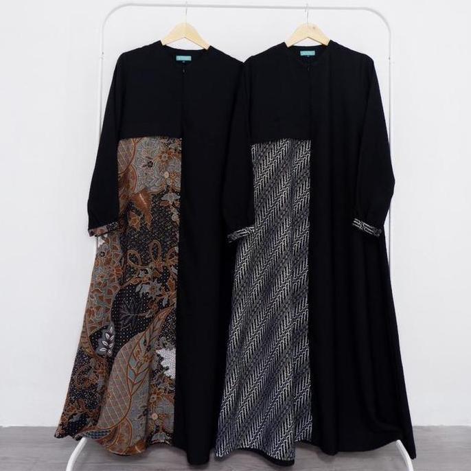abaya gamis batik | gamis etnik | abaya batik | batik couple
