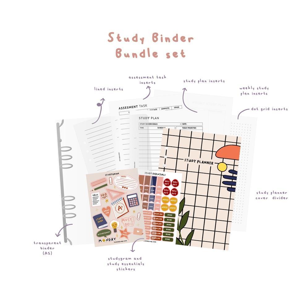 Paperie Lab - A5 Study Planner Bundle Set