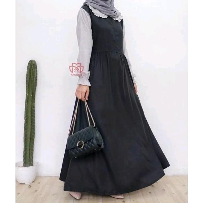 kirana dress gamis bahan katun madinah fodu