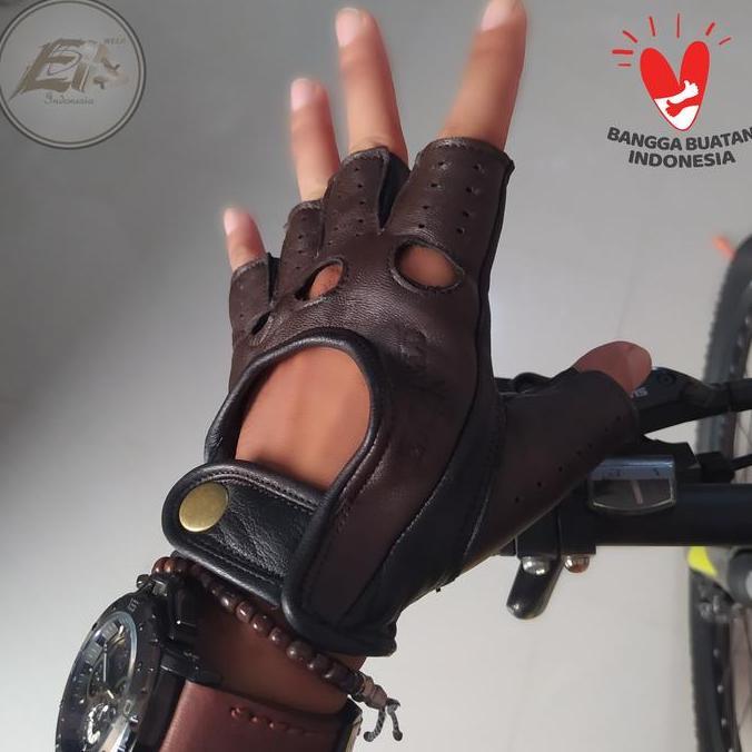 Sarung tangan Motor//Sarung tangan sepeda kulit Asli 100%.