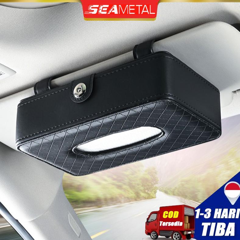 Kotak Tissue Mobil Bahan Kulit Tempat Tisu Gantung Leather Tissue Case Unutk Ayga Brio Rush Ayla Ter