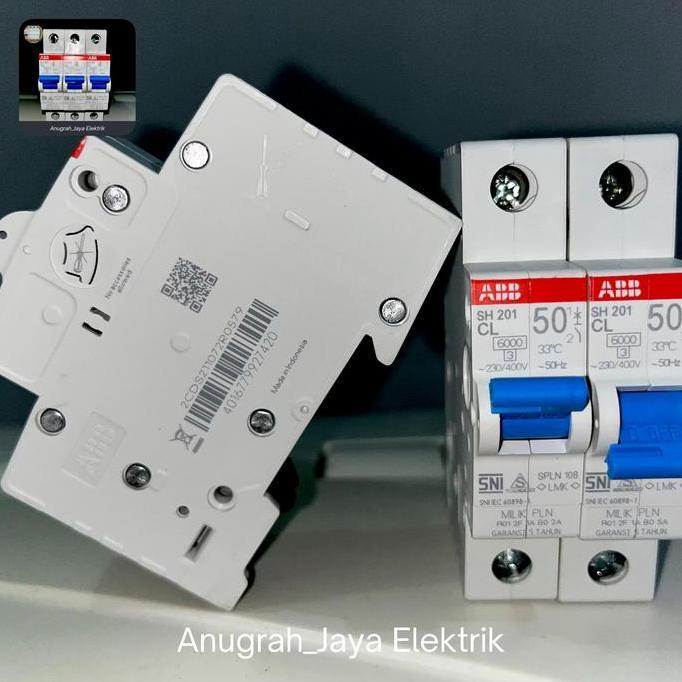 Spesial Mcb Abb 1Phase Original Pln Biru 50A
