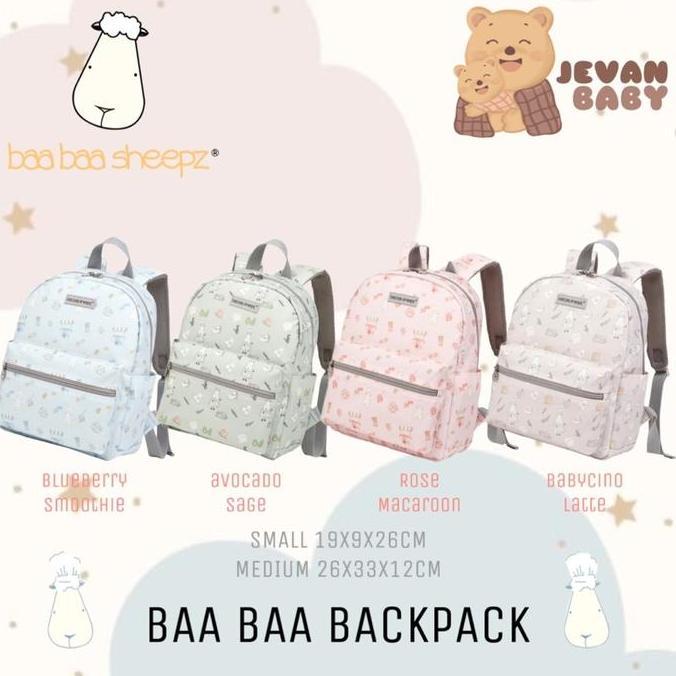 Baabaasheepz x Tiffany Arthur Backpack Baabaa Chef SMALL / MEDIUM