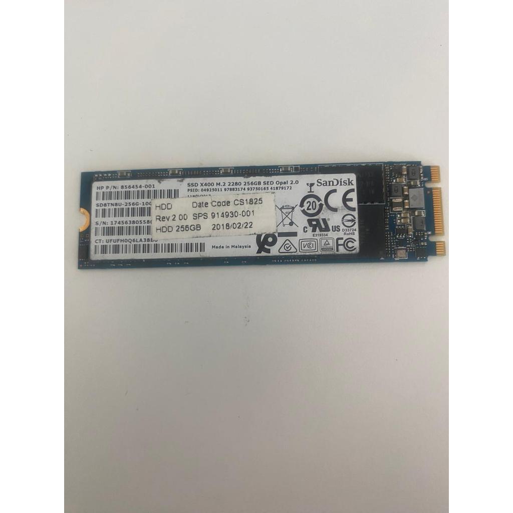 SANDISK SSD M.2 SATA 256GB Kondisi Normal Copy Paste Lancar TBW Rendah