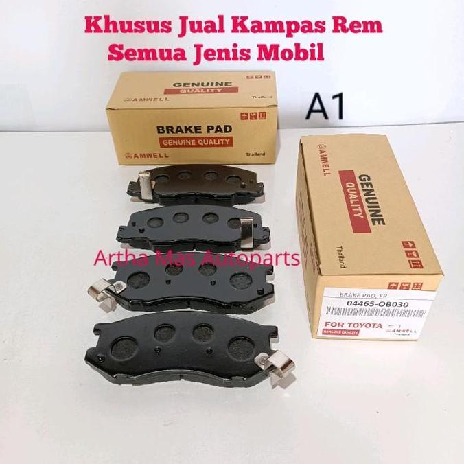 Kampas Rem Depan Kijang Kapsul 7K Efi2000 Krista Brake Pad Kijang Kapsul 7K Efi 2000 Krista Cakram T