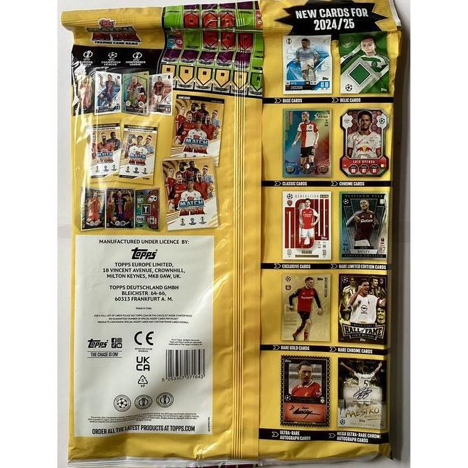 Ready 2024/2025 Topps Match Attax Trading Card Game Champions League 24/25 Starter Pack