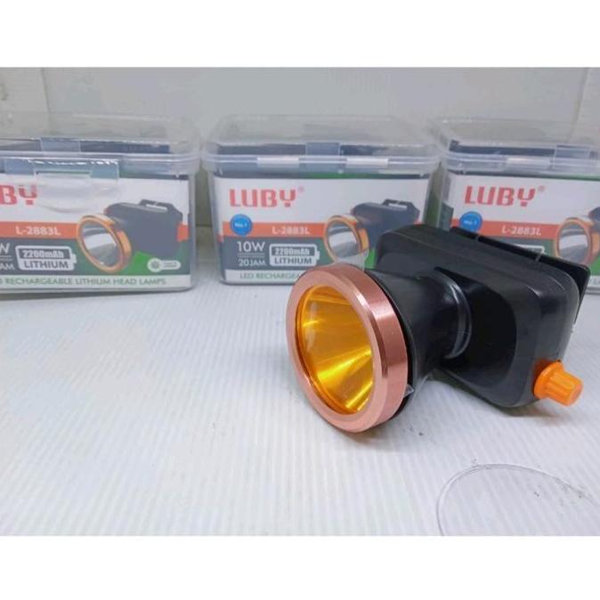 Violakanda7 - Senter Kepala Luby 2883L 1W Lensa Kuning Baterai Lampu