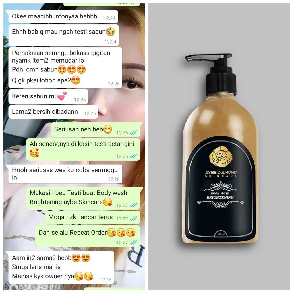 Body Wash Brightening (Sabun Pemutih) - Aybe Skincare