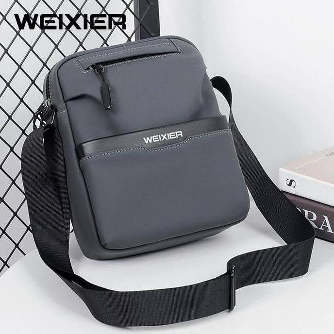 BEST SELLER WEIXIER D248 TAS SELEMPANG PRIA SLING BAG ANTI AIR