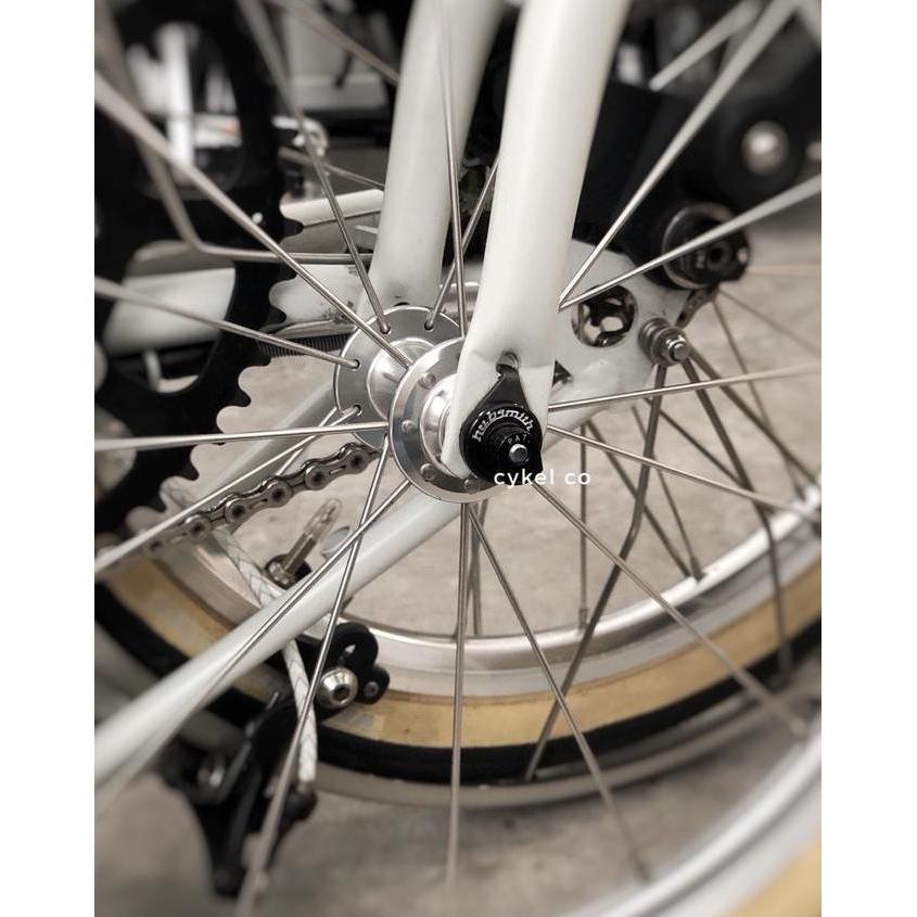 Hubsmith Qr Quick Release Skewer Front Hub 74Mm Titanium