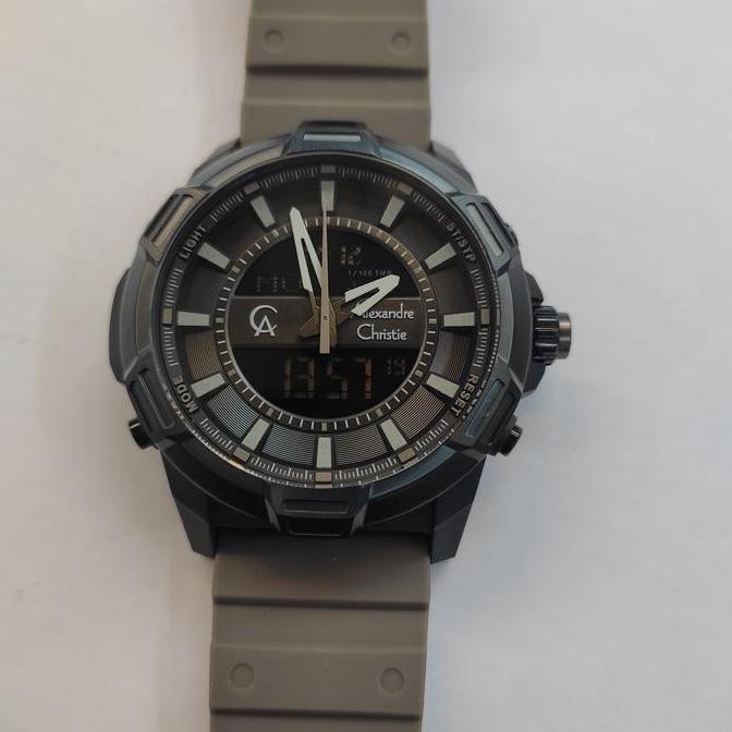 Jam PRIA ORINAL Alexandre Christie Ac 9375 MH Rubber Stainless