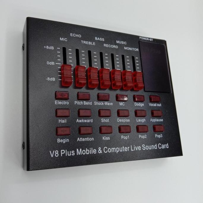 Mixer soundcard V8 plus