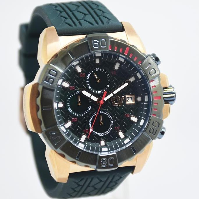 Christ Verra CV C 71153G Jam Tangan Pria Chronograph Orinal Rubber