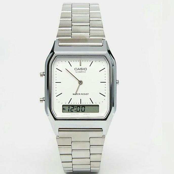 JAM TANGAN CASIO AQ230A / AQ-230A-7DM ORINAL & BERGARANSI