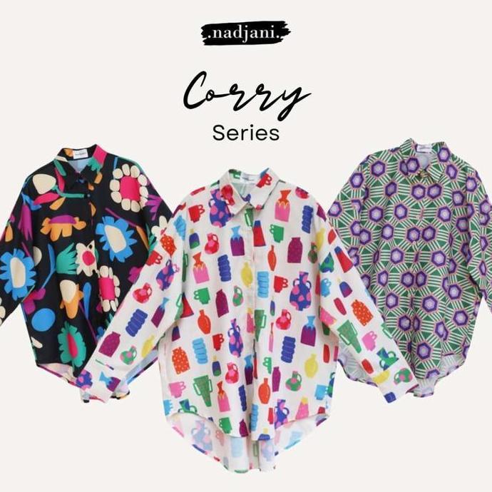 Nadjani Corry Kemeja Wanita Oversize
