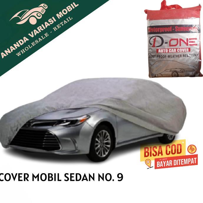 Sarung Mobil Accord Cielo Pakai No9 Sedan Panjang 4900mm Body Cover Silver Aksesoris Eksterior Mobil