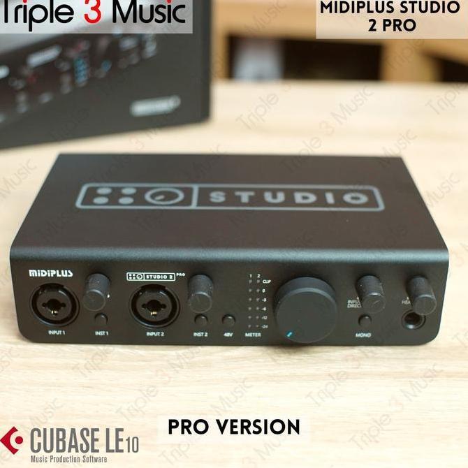 MIDIPLUS Studio 2 Soundcard Recording Triple3music