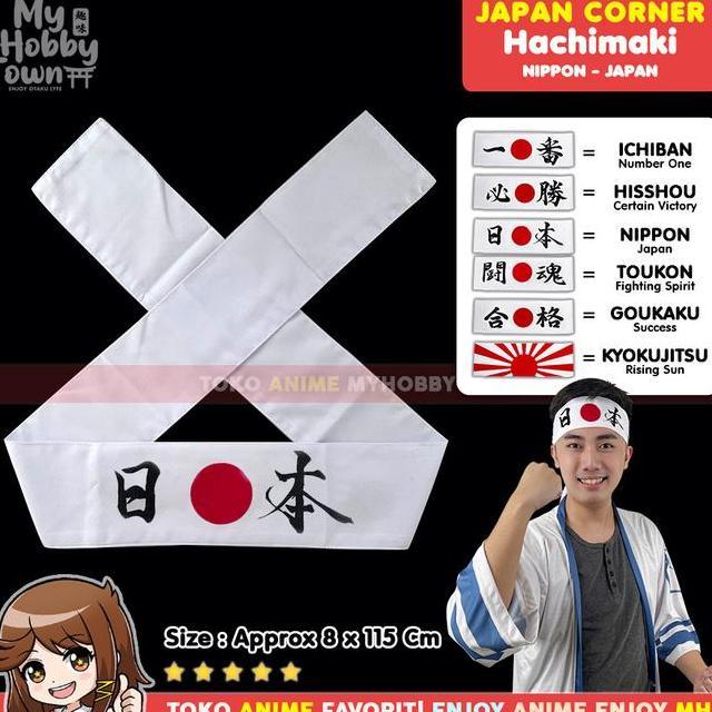 Ikat Kepala Jepang Hachimaki Nippon Japan