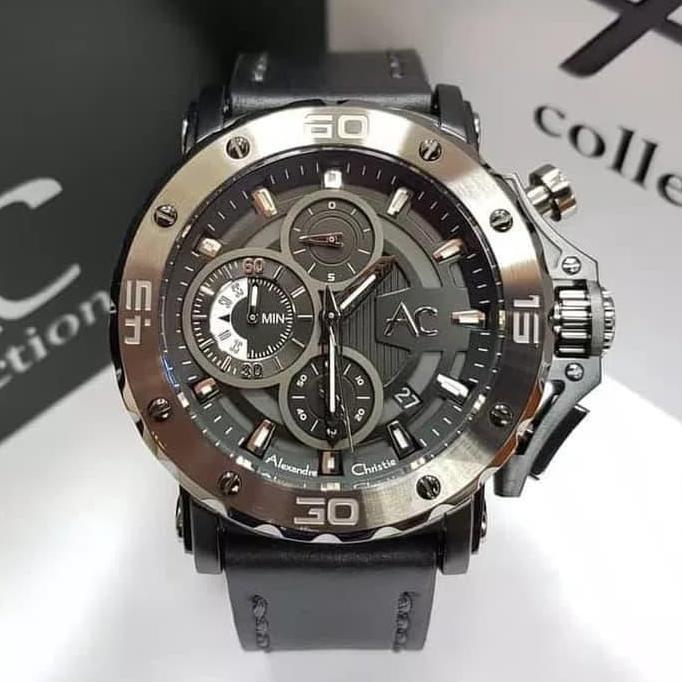 Alexandre Christie 9205MC / AC 9205 MC /AC9205 FullBlack Leather Black