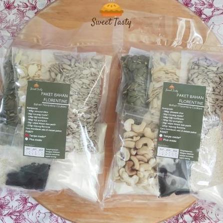 Paket Bahan Florentine Cookies Lengkap Plus Kacang Mede Trial Mix Florentine