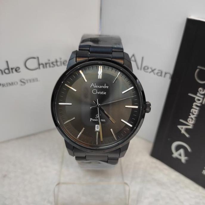 Jam Tangan PRIA ORINAL Alexandre Christie Ac 1030 MD Solid Steel