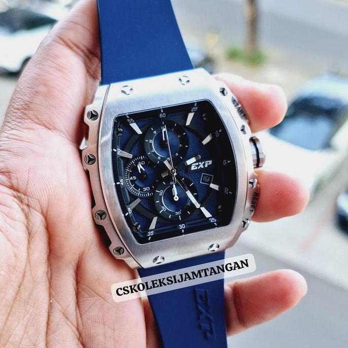 JAM TANGAN PRIA EXPEDITION E 6846 E6846 EXP-6846 RED RUBBER ORINAL