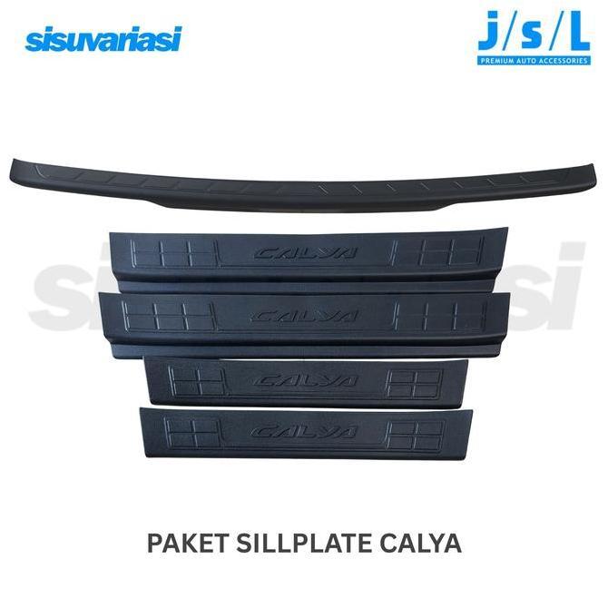 Lgsngkirim- Paket Sillplate Calya Sigra Jsl Samping & Belakang - Aksesoris Mobil Fungsional
