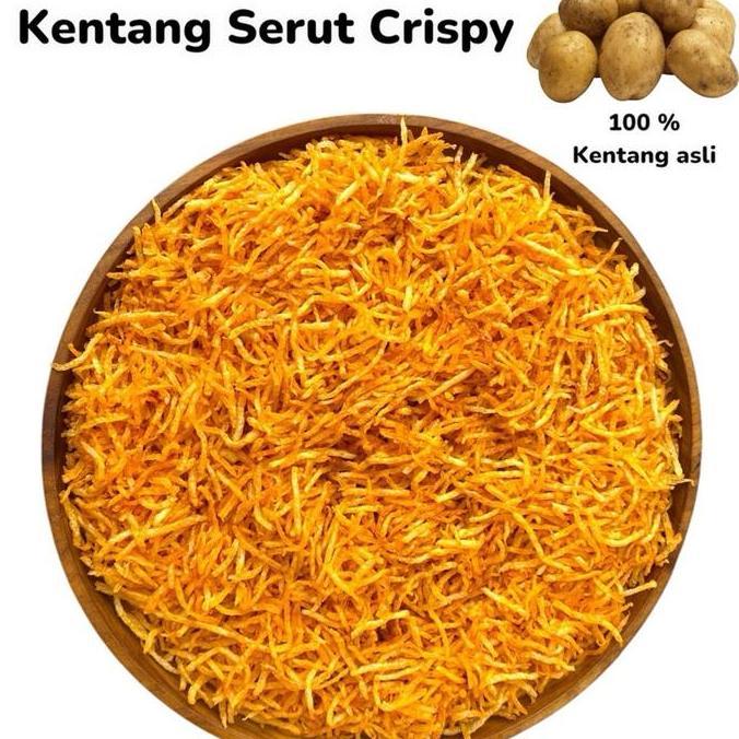 Kentang Mustofa / Kentang Serut Crispy 1 Toples 800 Ml Food  Makanan Cemilan
