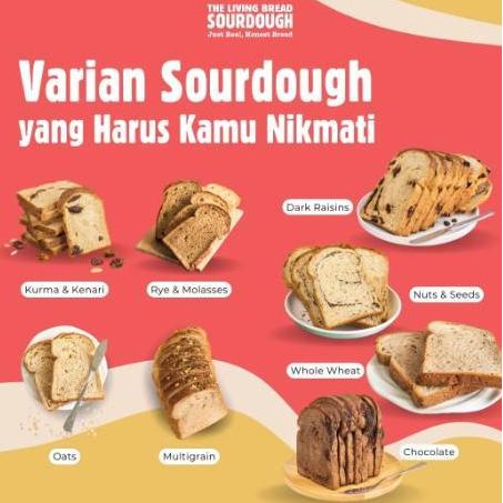 Rye & molasses sourdough bread