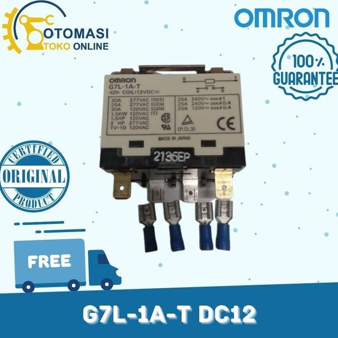 Diskon G7L-1A-T Dc12 Power Relay Omron