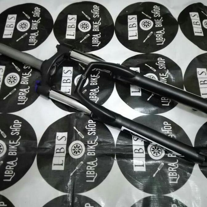 FORK SUSPENSION SHOCKBREAKER EVO T120 26 DISC BRAKE OS OVERSIZE HITAM ORIGINAL DAN TERPERCAYA
