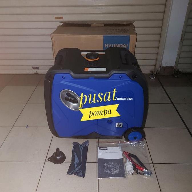 Genset Hyundai Hdg 3880Di Genset Silent Inverter Portable 3000 Watt