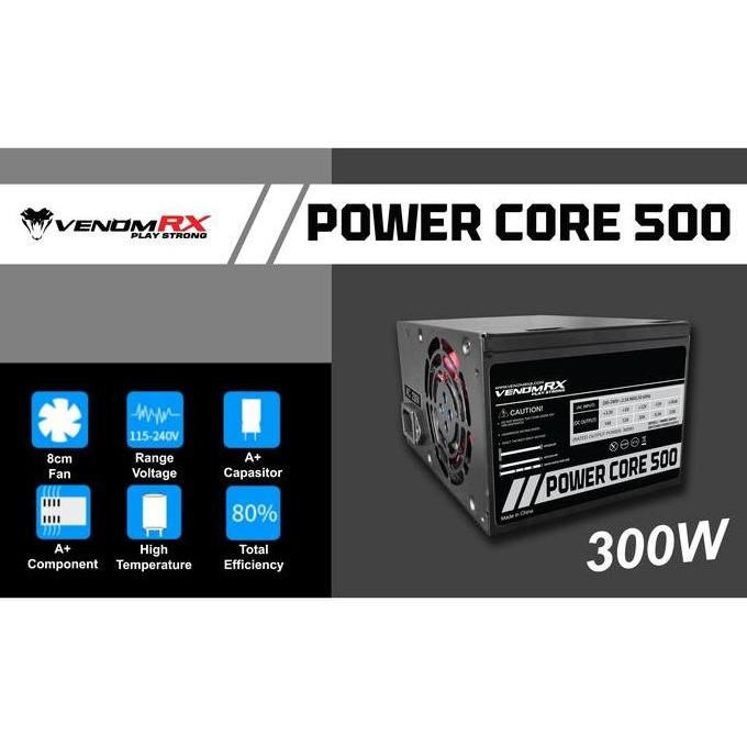 HARGA DISC - PSU / Power Supply VenomRX POWER CORE 500 300W