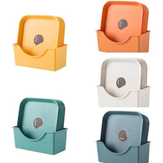 PIRING SET 8IN1 - PIRING SNACK - PIRING KUE - PIRING SERBAGUNA murah