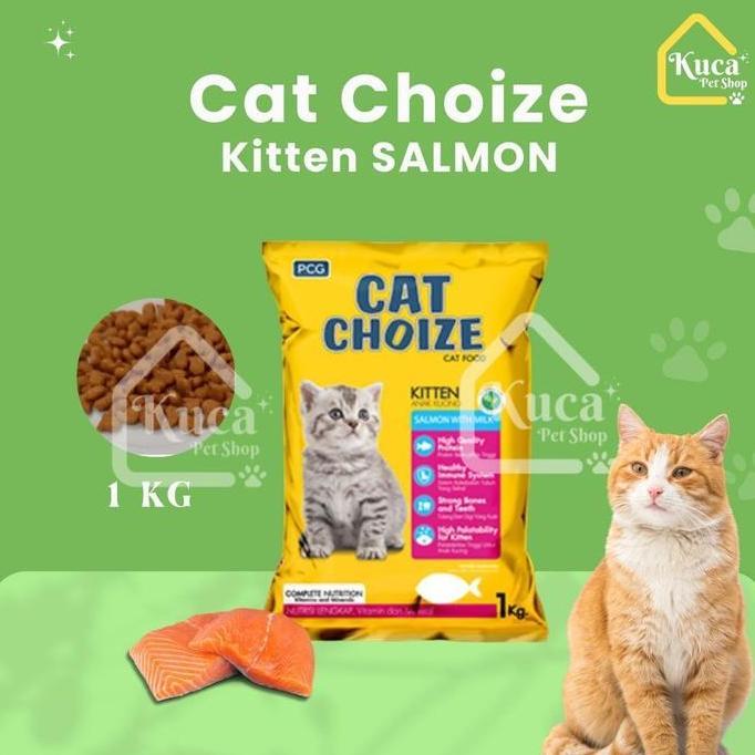 Eko_Storebookck - Cat Choize Kitten Tuna 1Kg Makanan Anak Kucing Kering Meo Dry Food Cat Choice Kitt