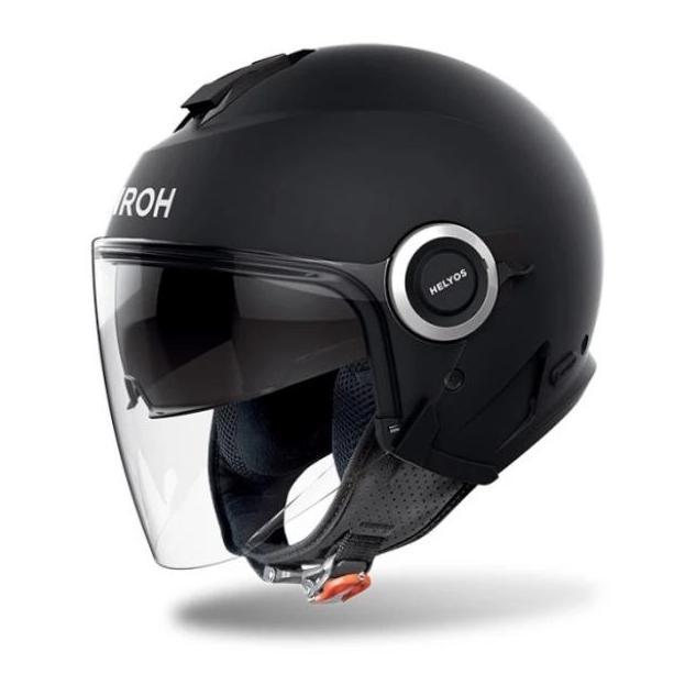 '' AIROH HELYOS MATT BLACK - HALF FACE //