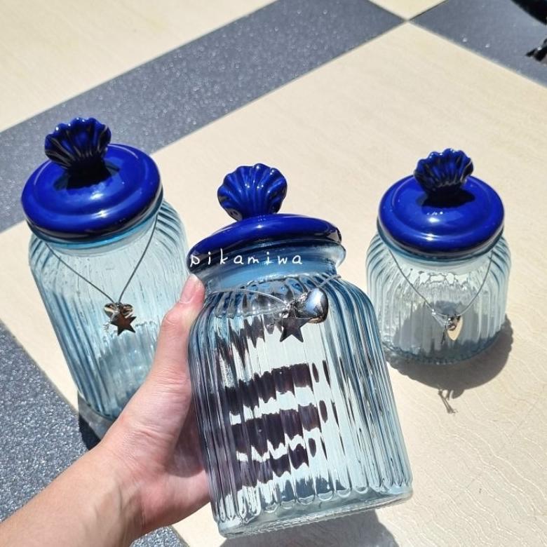 TOPLES KACA MONTELLA 1350ML / 1000ML / 650ML toples kaca cantik toples lucu toples motif toples kue