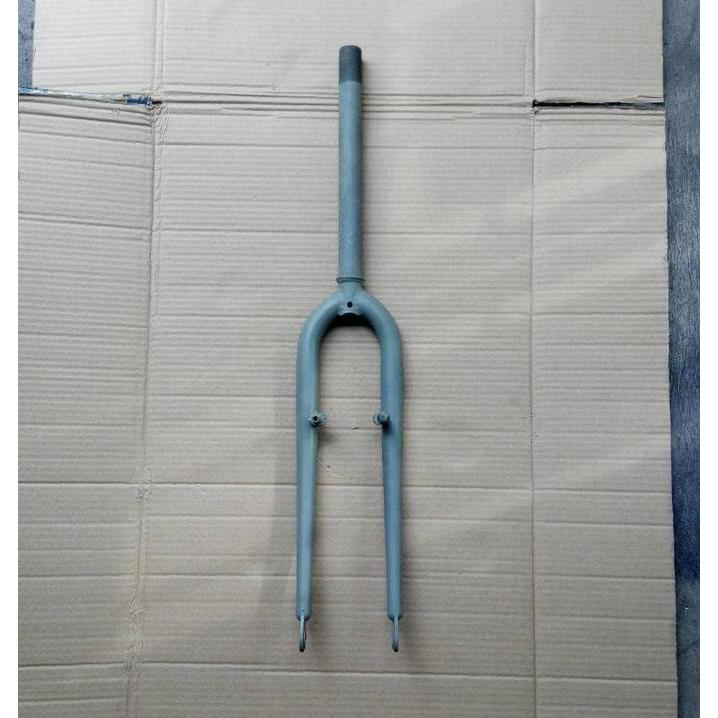 Fork Rigid Mtb 26 Inch Oversize Drat Os Steel V-Brake Only Mentahan