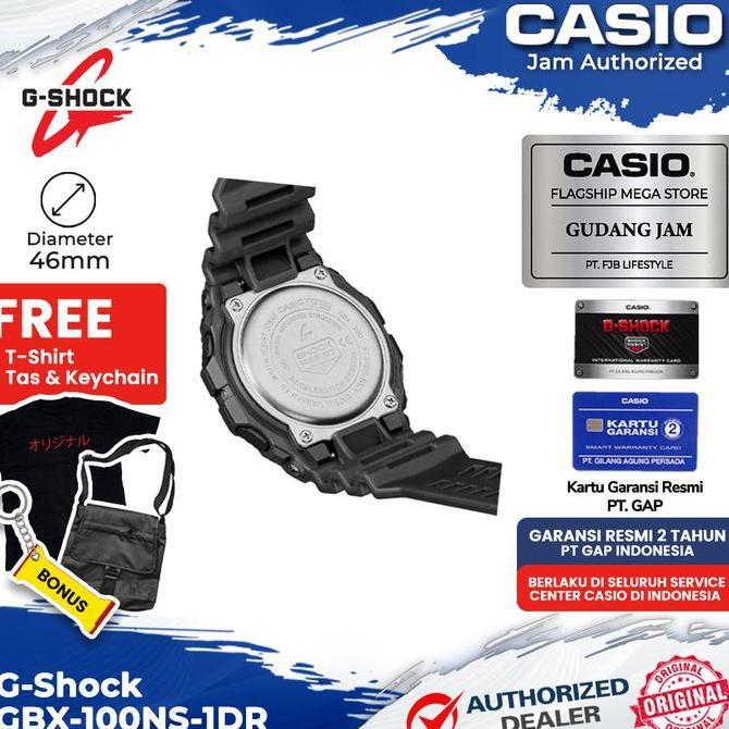 GShock GBX-100NS-1DR GBX-100 GBX100NS GBX100 Garansi Resmi 2 Tahun