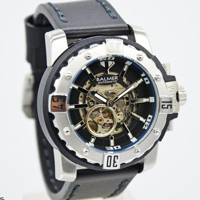 Balmer B.7990M Jam tangan Pria Automatic Orinal Leather Strap