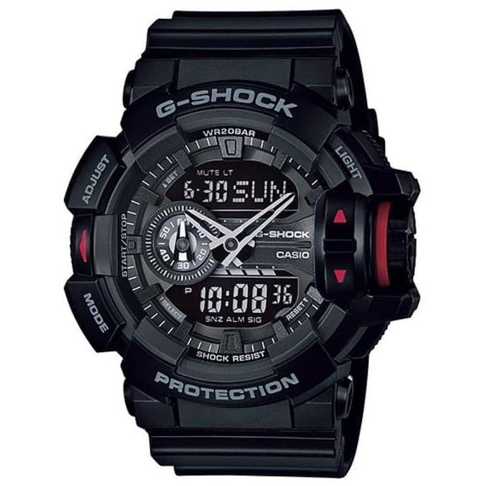 CASIO G-SHOCK GA-400-1B / GSHOCK GA400 ORINAL & BERGARANSI