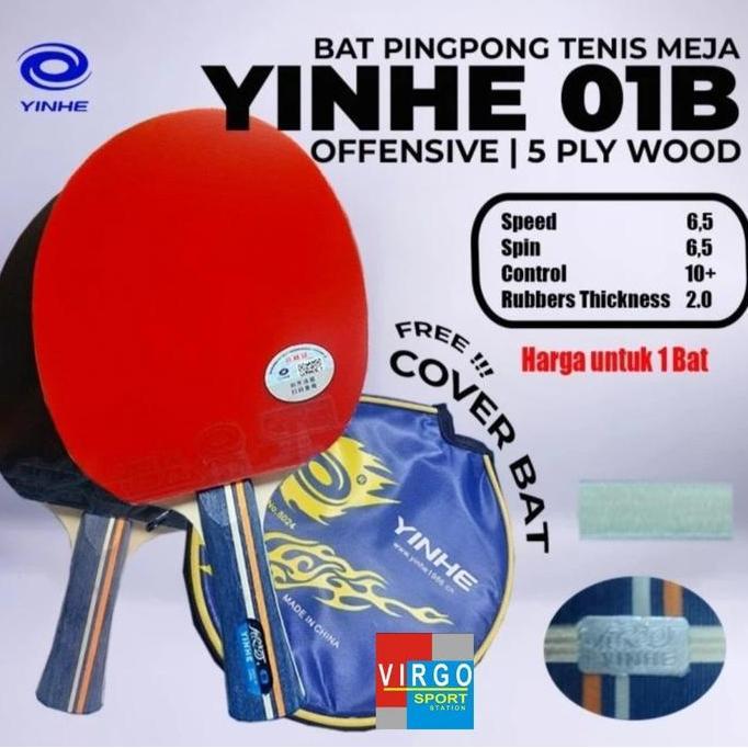 Yinhe 01B 01b FL Premade bat bet pingpong tenis meja 100%
