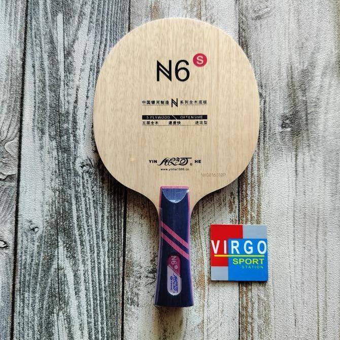 Yinhe N6s kayu bat bet pingpong n6s 100%