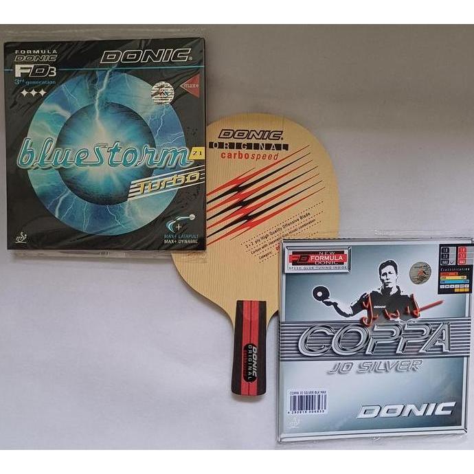 Bat Tenis Meja Penholder Donic Dua Sisi Karet