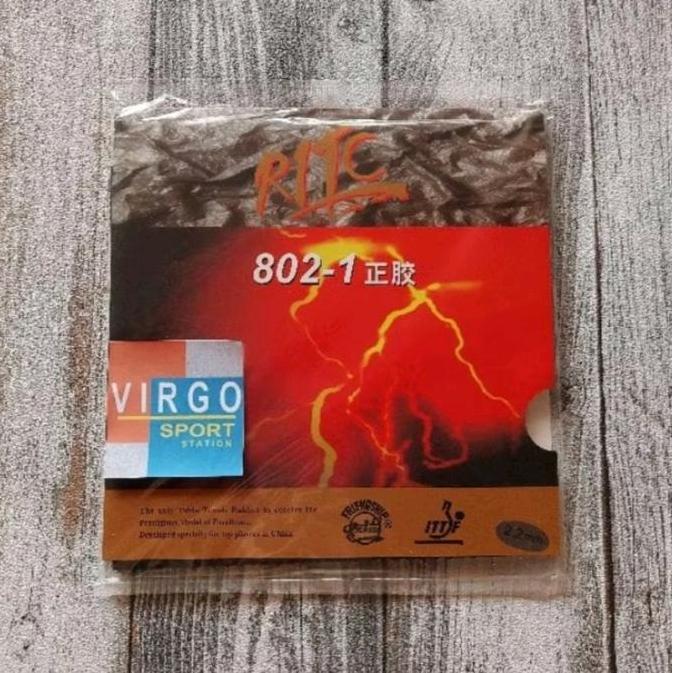 Friendship RITC 802-1 bintik serang karet rubber bat bet pingpong tenis meja 100%