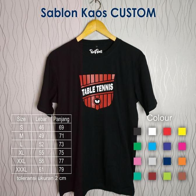 Kaos Butterfly Table Tennis Lokal Pingpong