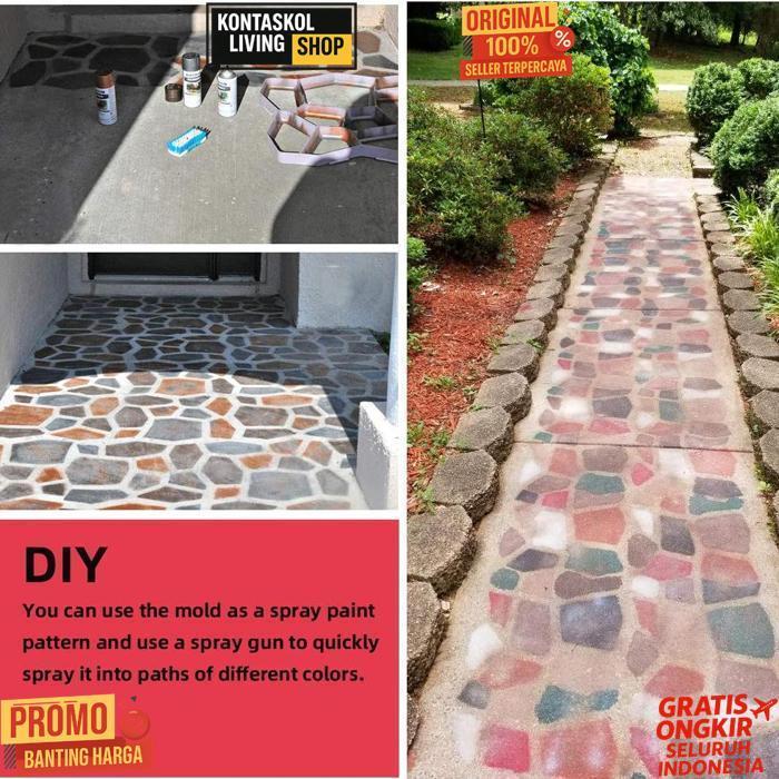 Quality Cetakan Paving Block Plastik Cetakan Jalan Diy Paving Blok Cetakan Paving Blok Manual Cor Be